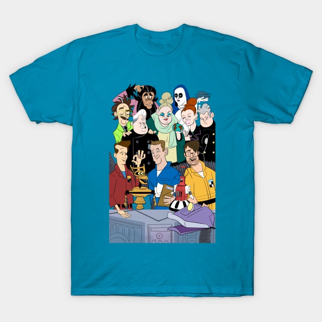 MST3K Animated T-Shirt by HeroInstitute